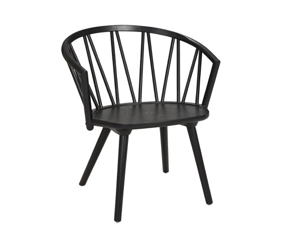 ZigZag lounge chair ash black | Armchairs | Hans K