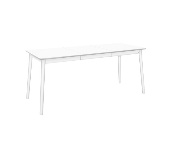 ZigZag table rect 127(53)x75cm white | Mesas comedor | Hans K