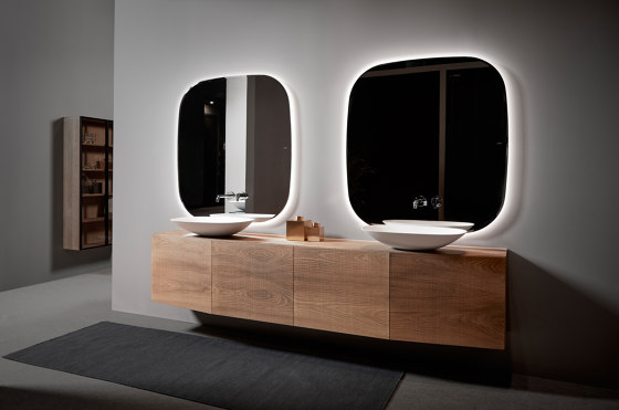 Forma Miroir biseauté avec éclairage LED. | Miroirs de bain | Inbani