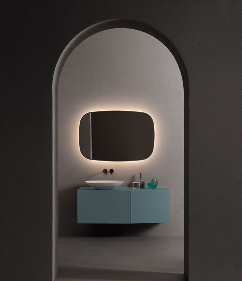 Forma Beveled mirror with Led Lighting | Bath mirrors | Inbani
