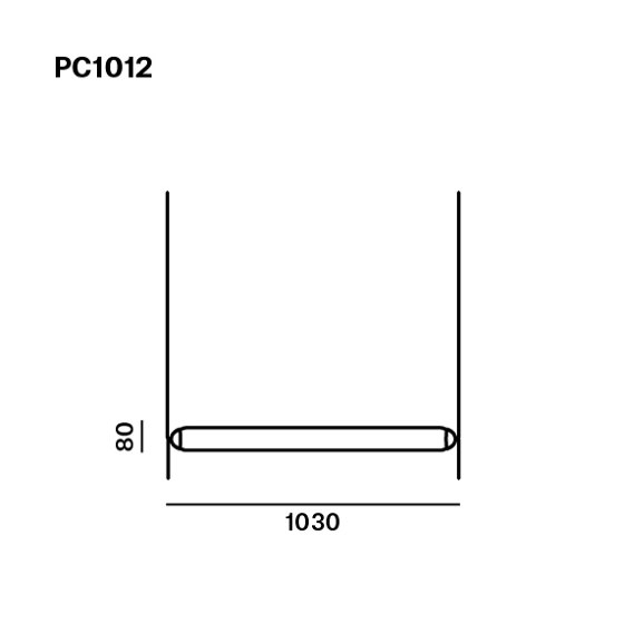 Puro Single Horizontal 1000 PC1012 | Suspended lights | Brokis