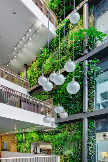 Indoor Vertical Garden | Biomedicum | Parades verdes / jardines verticales | Greenworks