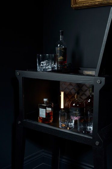 Bar | Popstar | Black Oak | Grey Berry Silk | Smoked Bronze | Black Marble | UK plug | Drinks cabinets | Buster + Punch