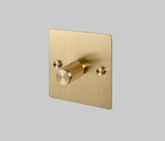 Dimmer Switches | 1G Brass | Reguladores giratorios | Buster + Punch