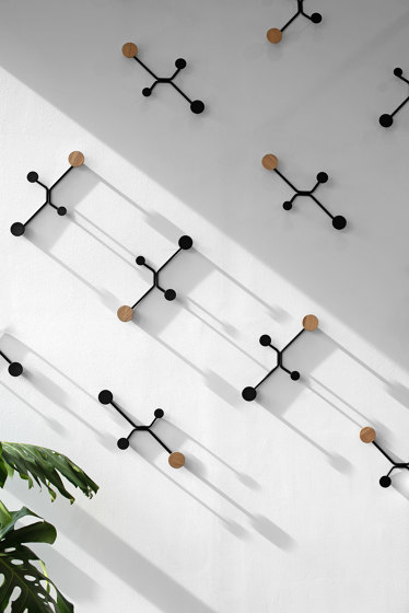 Hook wall coat rack | Straight walls | Patères | Gazzda