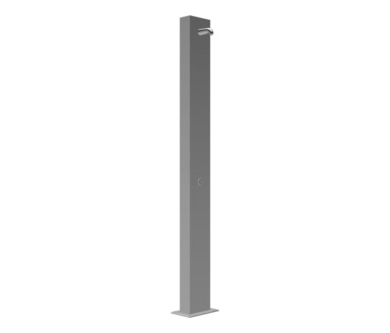 CONFREE freestanding shower, stainless steel, straight | Docce | CONTI+