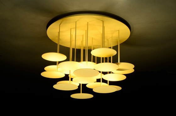 Millelumen Circles Ceiling Goldglimmer | Lámparas de techo | millelumen