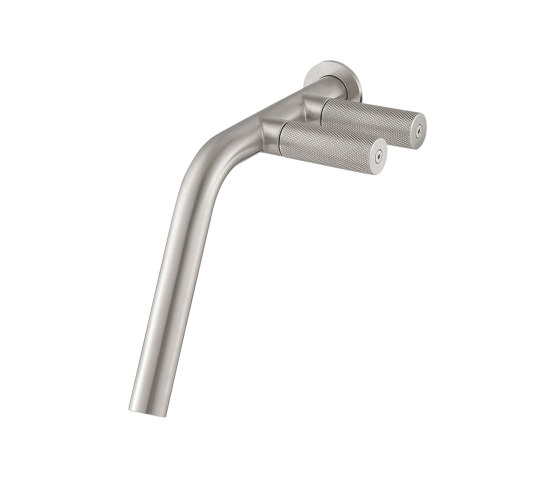 Sense 22 mm two-lever basin mixer flush-mounted 220, one-side | Wash basin taps | CONTI+