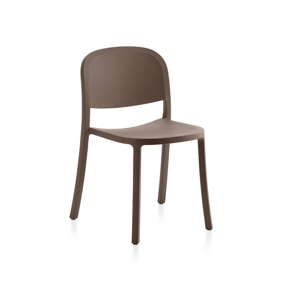 1 Inch Reclaimed Stacking Chair Brown | Chairs | emeco