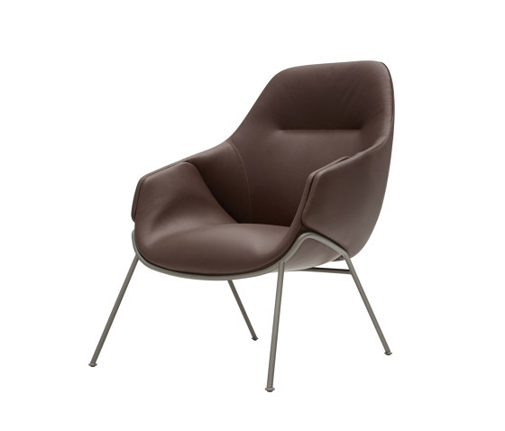 Anita Armchair High Back with Rod Base | Poltrone | SP01