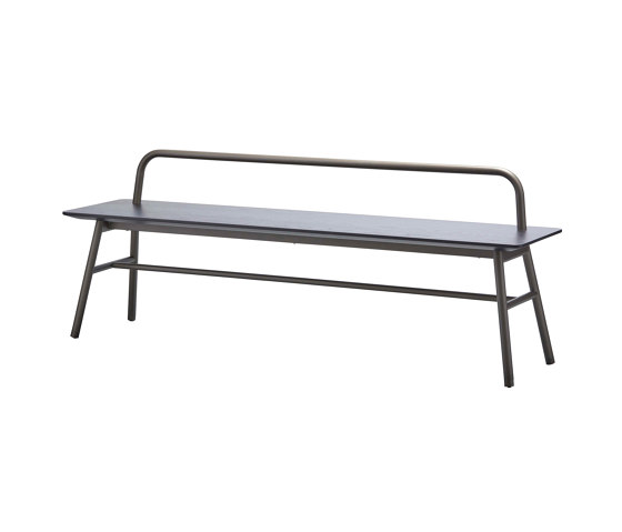 Holland Short Bench with Backrest | Benches | SP01