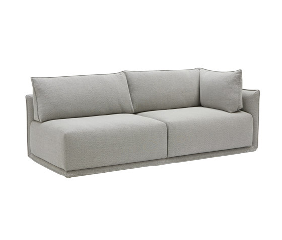 Max Sofa 2-Seat with Corner Back Cushion | Chaise longue | SP01