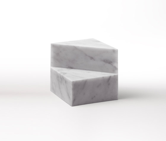 Kilos Fermalibri - Cube - Bianco Carrara |  | Salvatori