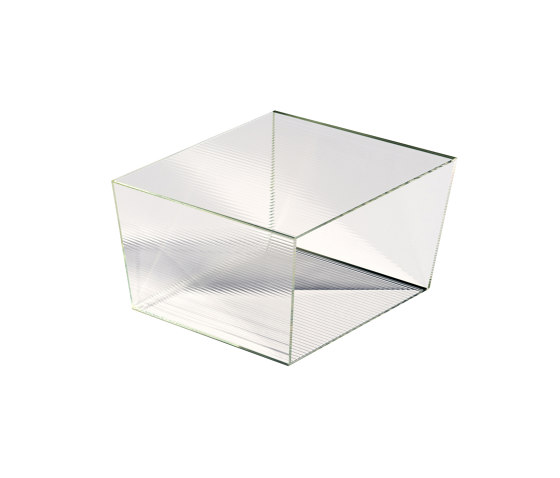 Rho Square H 35 - clear glass | Tables basses | NEO/CRAFT