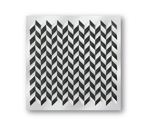 Foldart Paperfold - schwarz weiß - Acryl transparent | Wandbilder / Kunst | Foldart