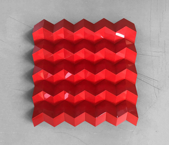 Foldwall 100 - color- red brilliant | Wall panels | Foldart