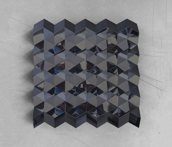 Foldwall 100 - mirror - anthracite | Wall panels | Foldart