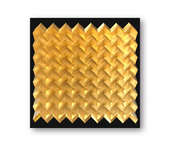 Waterfold - gold shine - Acryl black | Wall art / Murals | Foldart