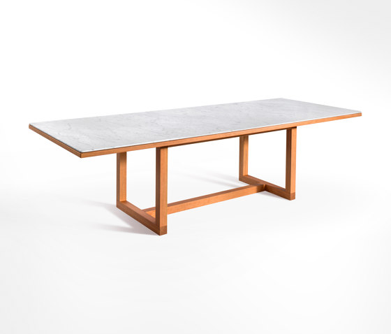 Span - Dining table 260 x 100 x h70 cm Bianco Carrara | Esstische | Salvatori