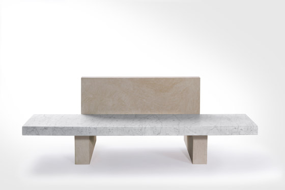 Span Outdoor Bench with Back Support 240 x 72.5 x h 80 cm | Bancos | Salvatori
