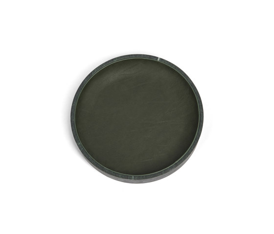 Lui&Lei tray- Ø28 x h4 cm - Verde Alpi | Tabletts | Salvatori