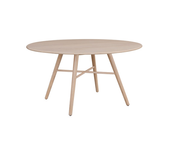 San Marco table round 140cm ash blonde | Tables de repas | Hans K