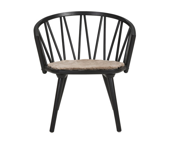 ZigZag lounge chair ash black | Poltrone | Hans K