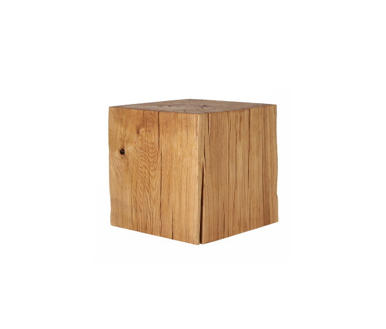 Putnam Oak Cube Table | Side tables | Pfeifer Studio