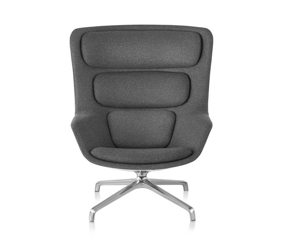 Striad High-Back Lounge Chair, Four Star Base | Armchairs | Herman Miller