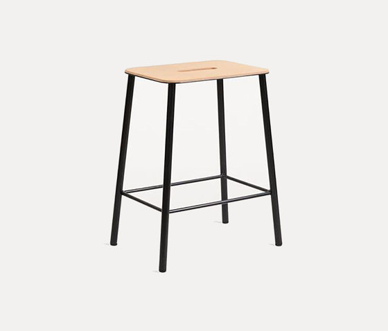 Adam stool H50 matt black | Hocker | Frama