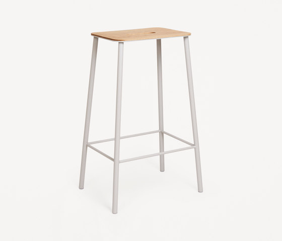 Adam stool H65 grey | Tabourets de bar | Frama