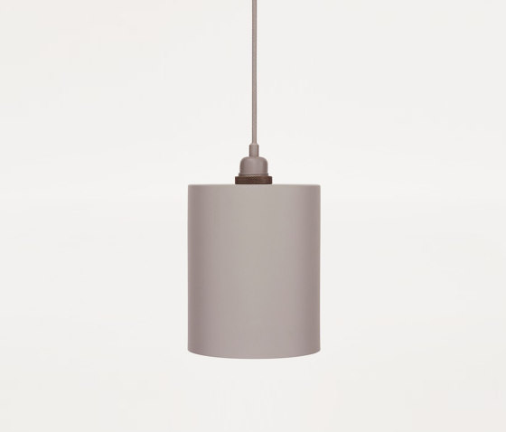 Cylinder Medium Grey | Lámparas de suspensión | Frama