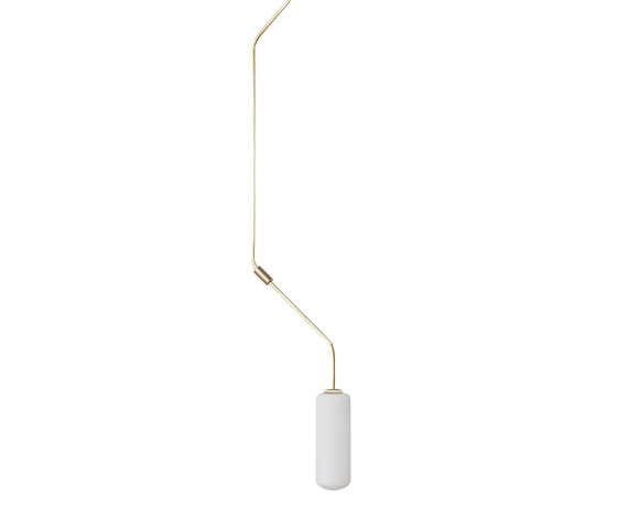 Ventus pendant brass form 1 | Suspensions | Frama