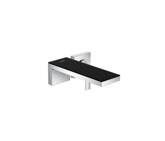 AXOR MyEdition Single lever basin mixer for concealed installation wall-mounted | Chrome & Black Glass | Wash basin taps | AXOR