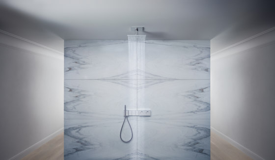 AXOR Overhead shower 250/250 2jet with ceiling connection | Shower controls | AXOR