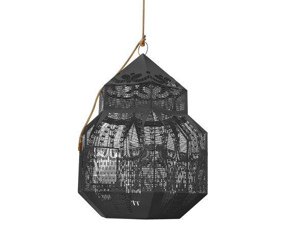 Caged Beauty 320 pendant light and birdcage, metal | Suspensions | JSPR