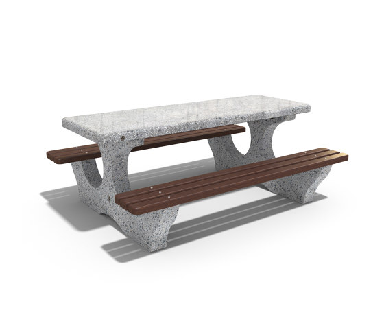 Concrete Picnic Table 116 | Table-seat combinations | ETE