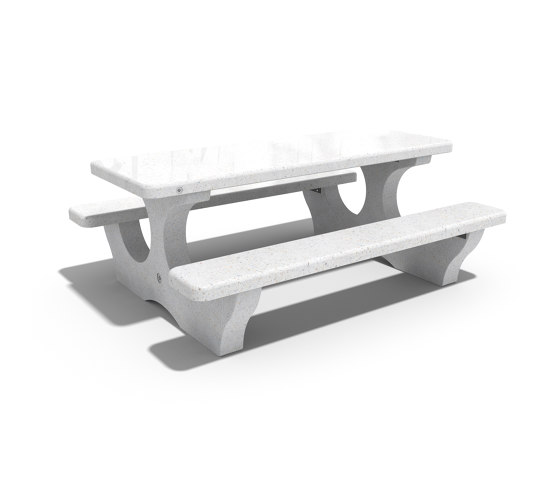 Concrete Picnic Table 118 | Table-seat combinations | ETE