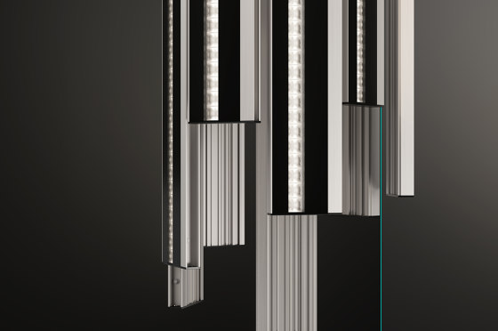 AREA under cabinet lamp black 90 cm | Lampade per mobili | HOLY TRINITY