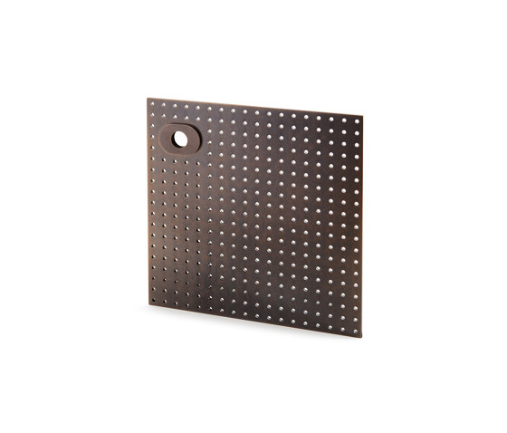 Stardust Perforated square Plate | Handle backplates | Vervloet