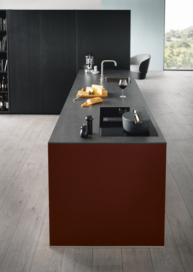 NX 620 Fir black brushed | Fitted kitchens | next125