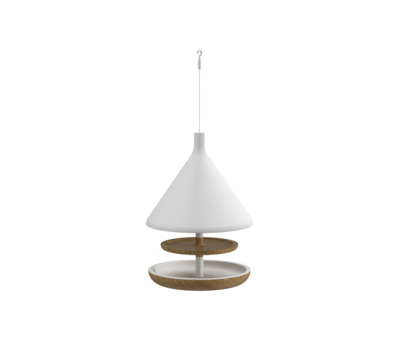 Deco Hanging Bird Feeder White | Vogelhäuschen | Gloster Furniture GmbH