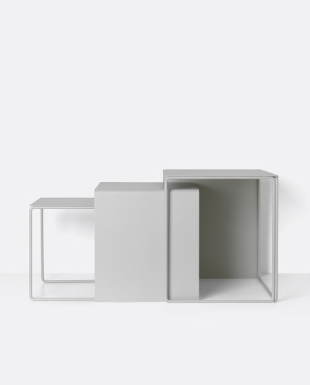 Cluster Tables - Set of 3- Light Grey | Side tables | ferm LIVING