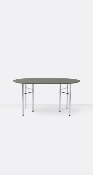 Mingle Oval Table Top - 220cm – Tarkett | Dining tables | ferm LIVING