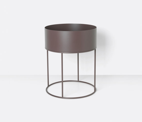 Plant Box - Round - Taupe | Storage boxes | ferm LIVING