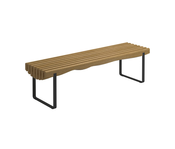 Raw Strata Bench Meteor | Benches | Gloster Furniture GmbH