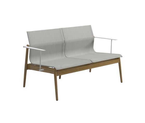 Sway Teak 2-Seater Sofa Buffed Teak Seagull | Divani | Gloster Furniture GmbH