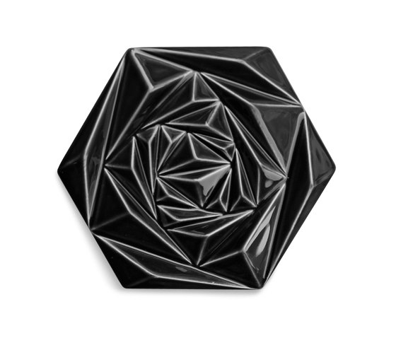 Floral Full Black | Piastrelle ceramica | Mambo Unlimited Ideas