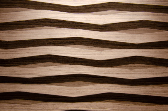 Flame Fineline Walnut | Chapas de madera | VD Holz in Form