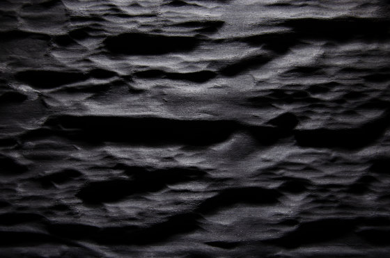 Smooth Bark Fineline Black matte lacquered | Placages bois | VD Werkstätten